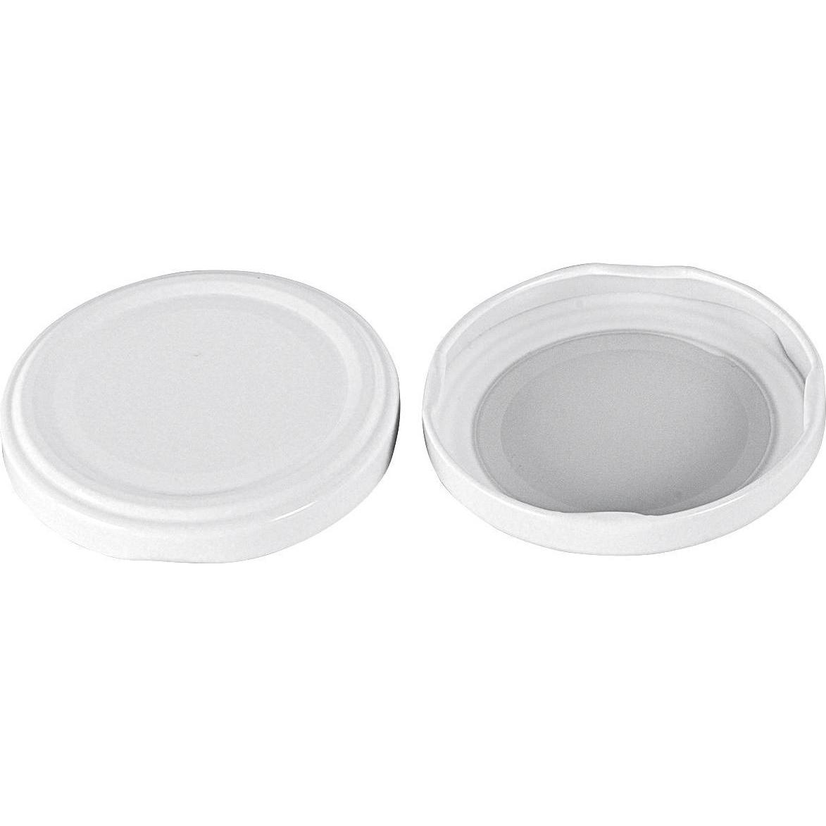 Dosen-Zentrale Twist-off Deckel pasteurisationsfest Ø63mm weiss (6 Stk., 0.04 l) (DOSEN-ZENTRALE) Mindestbestellmenge: 6 Stück