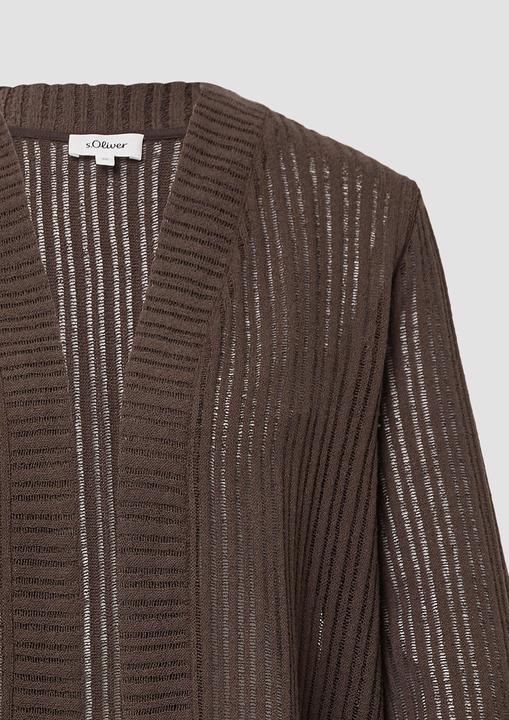 Actual product image S.Oliver Indoor-Jacke Sommerlicher Cardigan im Relaxed Fit mit 3/4-Ärmeln (46)