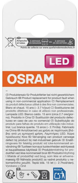 Produktbild Osram Led Retrofit Classic P (E27, 5.50 W, 806 lm, 1 x, D)