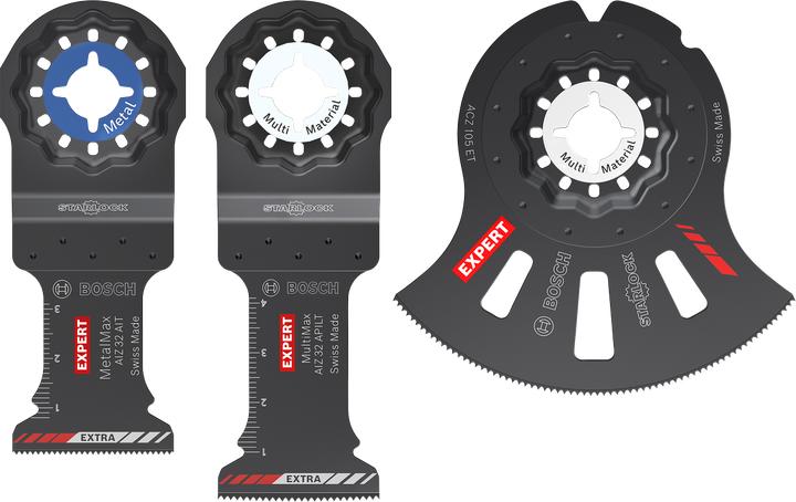 Produktbild Bosch Hausgeräte 3x EXPERT Sägeblatt Set (für Edelstahlrohre, Holz mit Metall, Länge mm, Professional Zubehör M