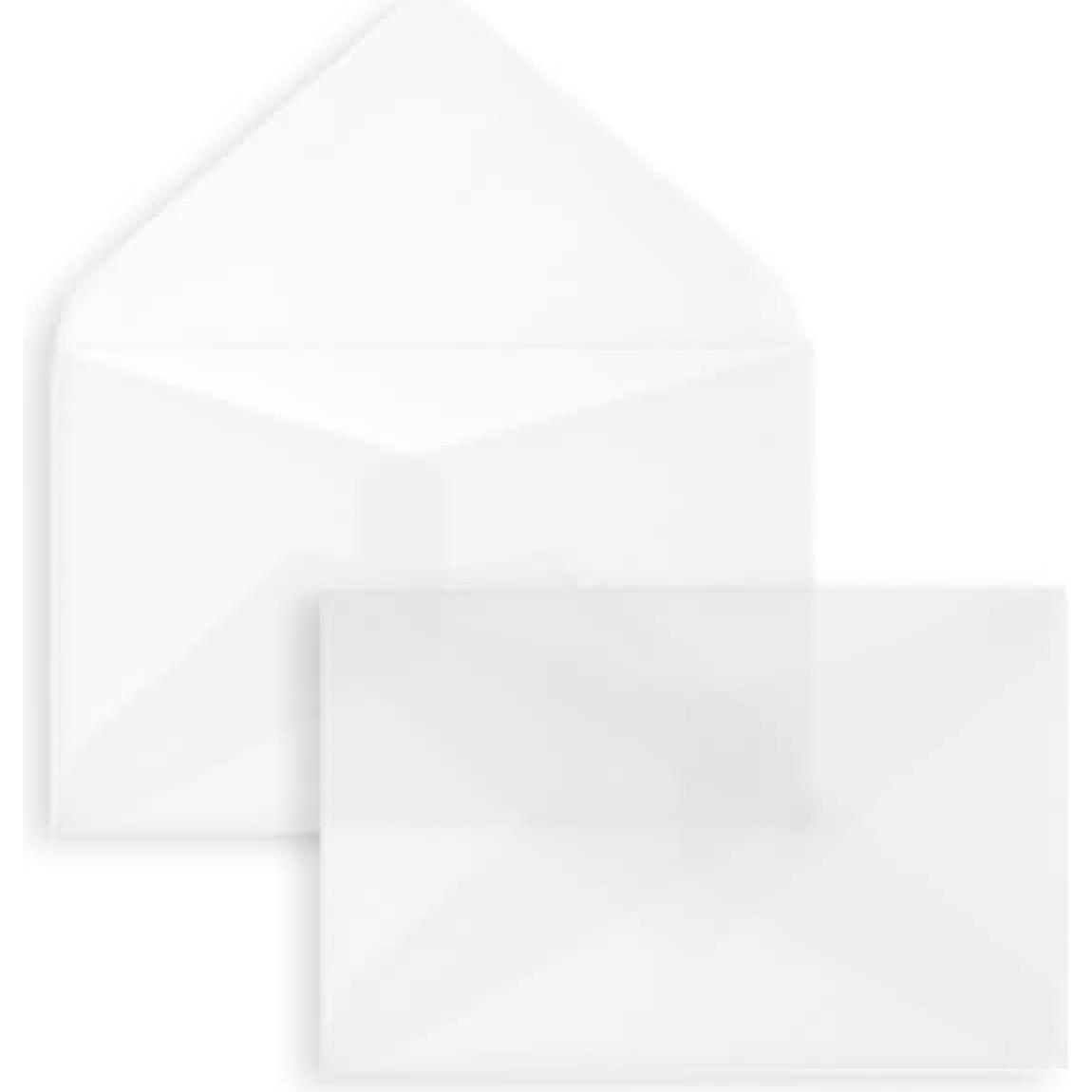 Thumbnail - Blanke, Briefumschlag, Briefumschläge Offset transparent 116x180mm 90g/qm NK VE=100 Stück weiss (100 x)