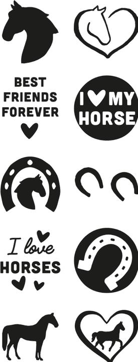 Image du produit Colop Timbre Petit NIO set de chevaux 10 pièces