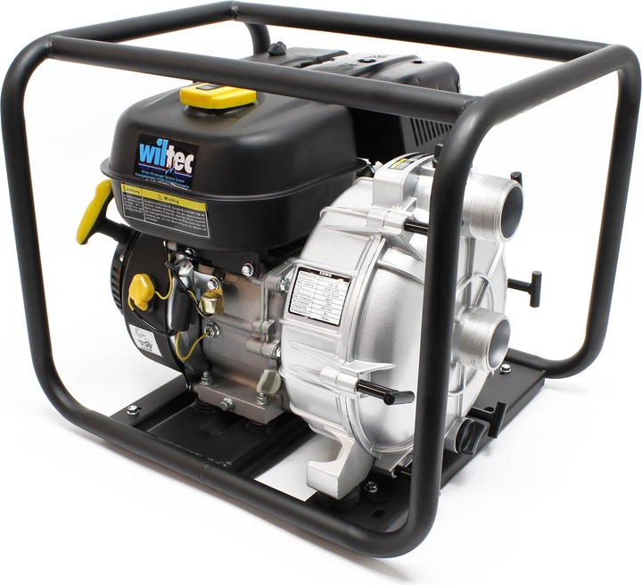 Produktbild Wiltec LIFAN Benzin Schmutzwasserpumpe 36m³/h 26m 4.8kW (6.5PS) 50mm (2") Gartenpumpe (Schmutzwasserpumpe)