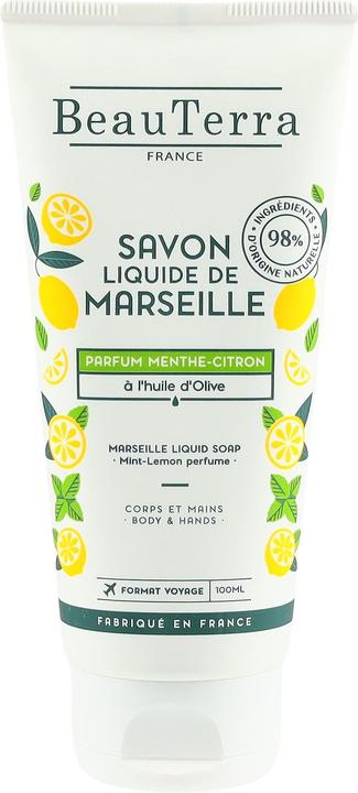 Produktbild BeauTerra Flüssigseife Marseille Minze-Zitrone Fl 100 ml (Flüssigseife, 100 ml)