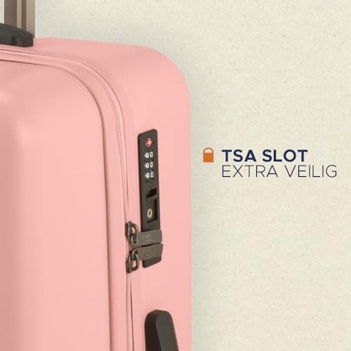 Produktbild Princess Traveller Prinzessinreisende PT01 Deluxe Reiokoffer - Pfingstrosse Pink - M - 67 cm (650 l)