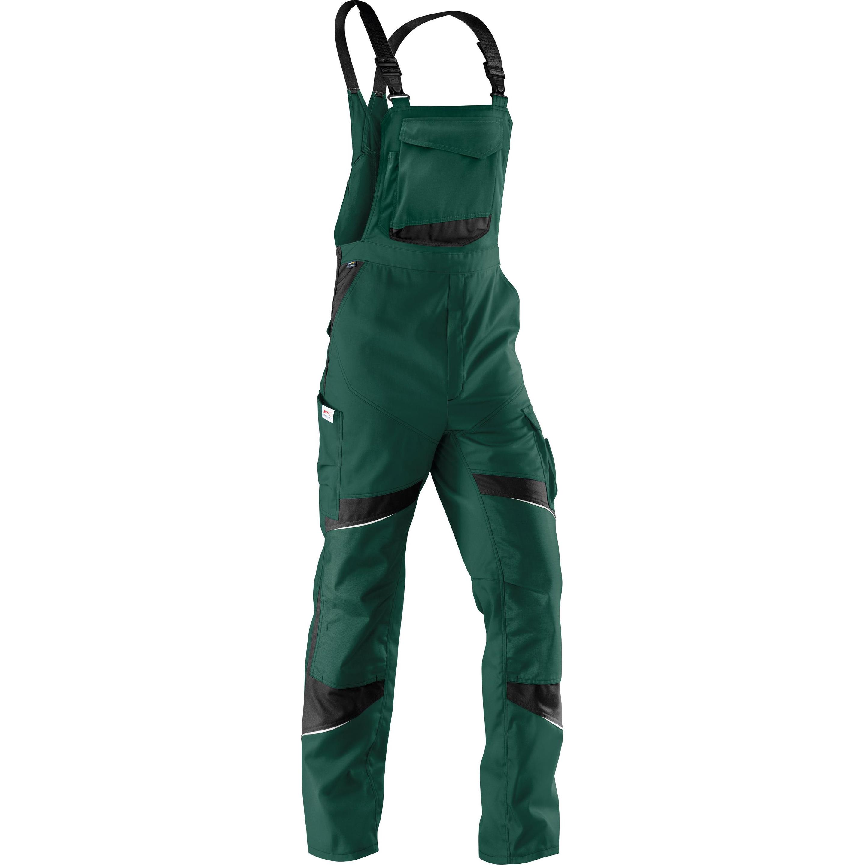 Kübler, Arbeitshose, Activiq Latzhose Moosgrün/Schwarz 31 (31)