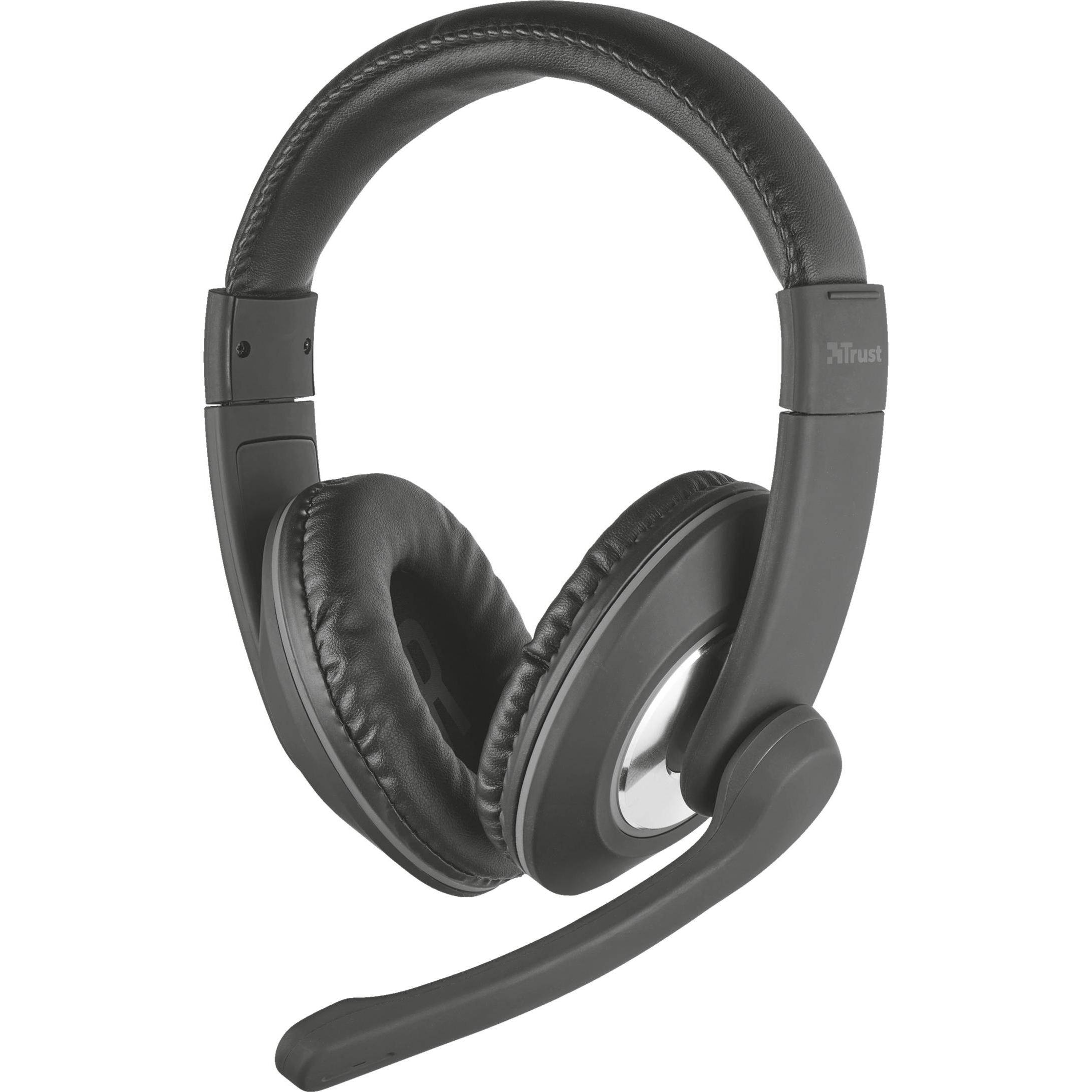 Trust Reno (Bedraad), Gaming headset, Zwart
