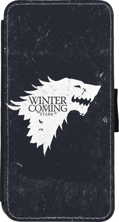 Produktbild PhoneLook Hülle Wallet schwarz Winter is coming Stark (Apple iPhone XR)