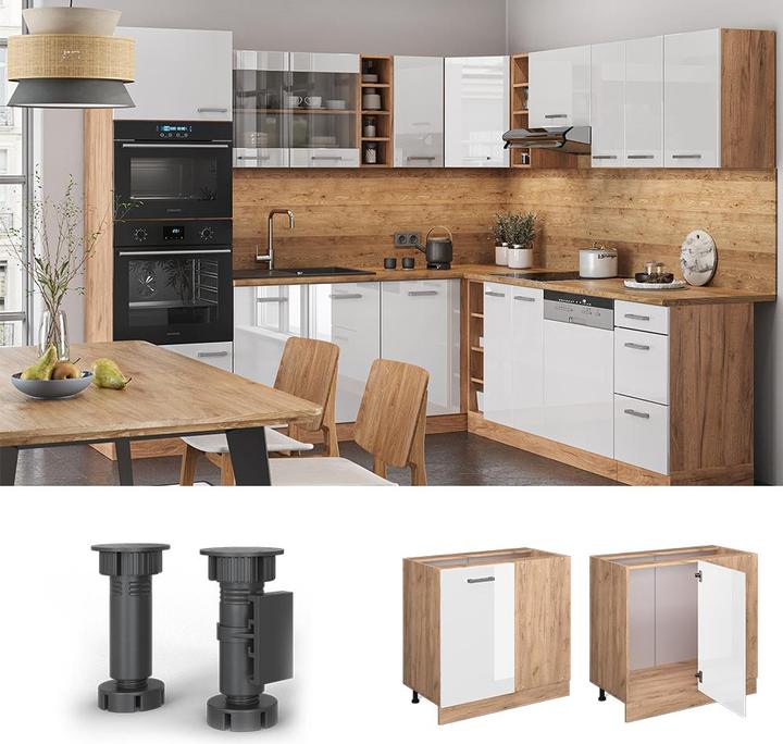 Produktbild Vicco Eckunterschrank R-Line (86 x 60 x 81.5 cm)