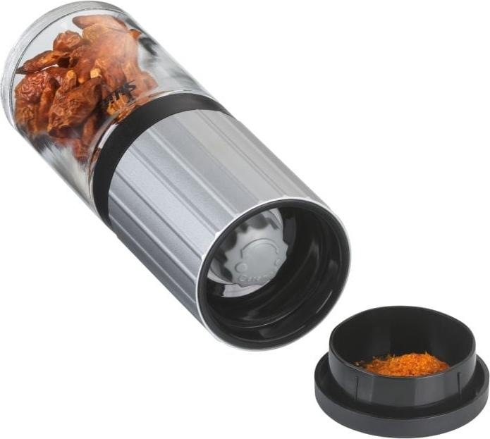 Produktbild Silit Salzmühle Pfeffermühle 13,5cm Keramikmahlwerk Piccante Glasbehälter (Pfeffer, Salz)