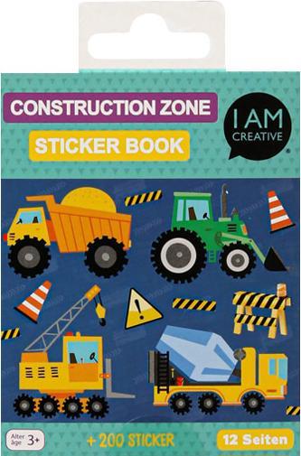 Actual product image I Am Creative Sticker Album Construction Zone