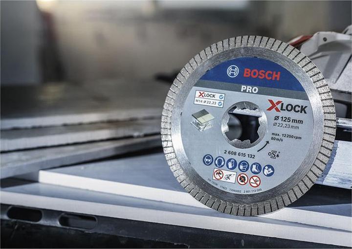 Produktbild Bosch Professional Zubehör PRO Ceramic X-Lock Diamanttrennscheibe, 125 x 22,23 mm, 22,23 mm
