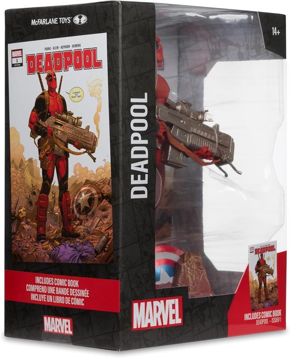 Actual product image McFarlane Marvel Collection PVC Statue 1/6 Deadpool (Deadpool #1) 27 cm
