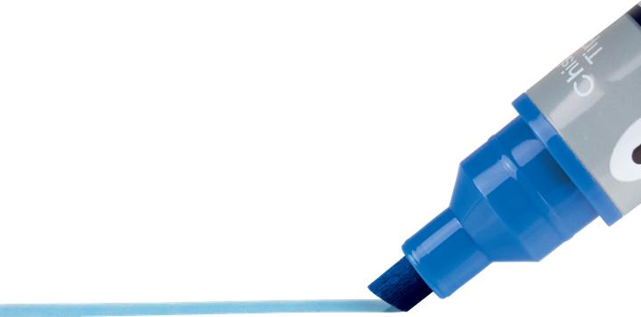 Produktbild Nobo N-Marker Viscom 4mm 1915383 blau 10 Stück (Blau, 4 mm, 10 x)