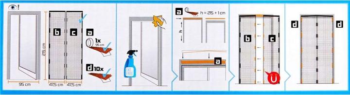 Produktbild Windhager Türvorhang (95 x 215 cm)