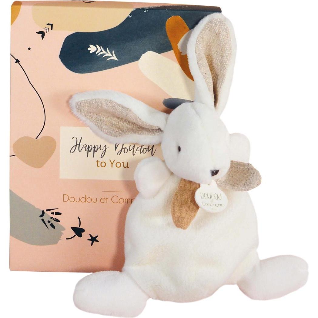 Doudou et Compagnie, Schmusetuch, Happy Wild, Hase Schmusetuch 17cm