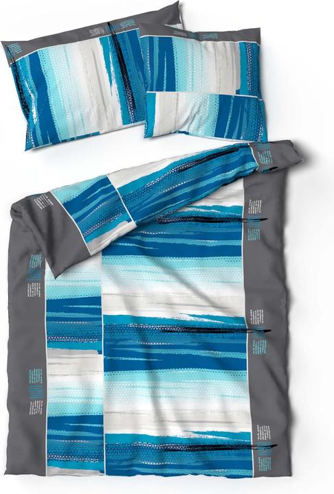 Actual product image Lotus Bettwaren Bed linen Bamboo Cap Azur turquoise (Duvet cover, 240 x 240 cm)