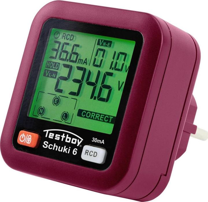 Actual product image Testboy Testavit Schuki 6 (CAT II 300V, Cable tester)
