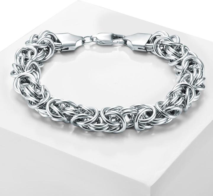 Produktbild True Rebels Herren Edelstahl silber - 26783 (23 cm, Edelstahl)
