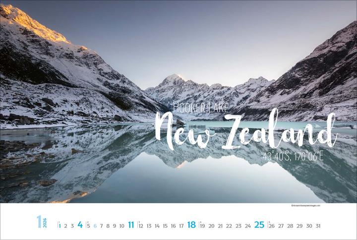 Produktbild Verlag Bildkalender Around the World 2026, Papierformat: Kein (Kein)