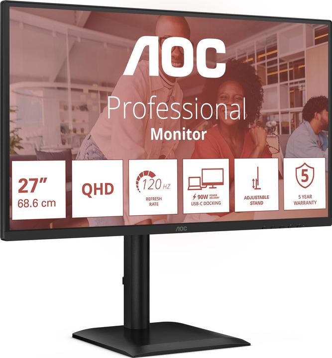 Produktbild AOC Q27E4CV (2560 x 1440 Pixel, 27")