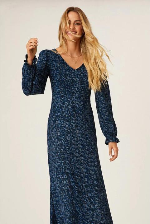 Image du produit Dorothy Perkins Robe midi col en V à pois pour dames/femmes (34)