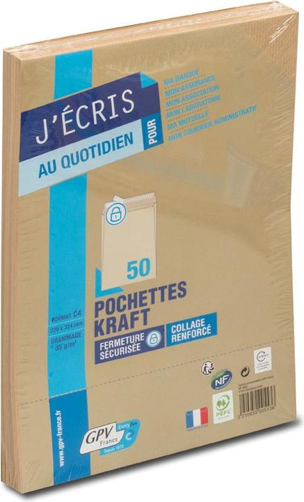 Immagine prodotto GPV Buste postali, C4, 229 x 324 mm, autoadesive (50 pz.)