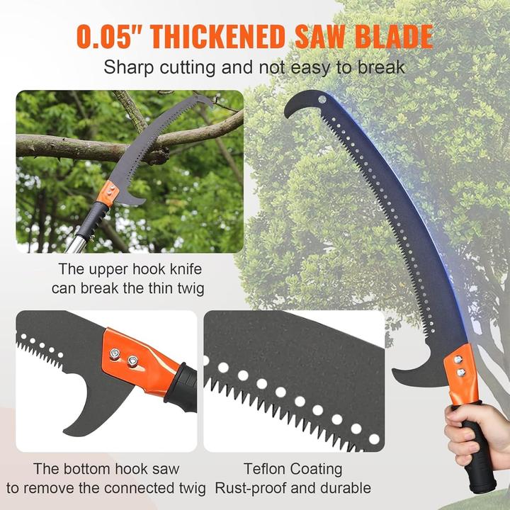 Actual product image Vevor Telescopic pruning saw