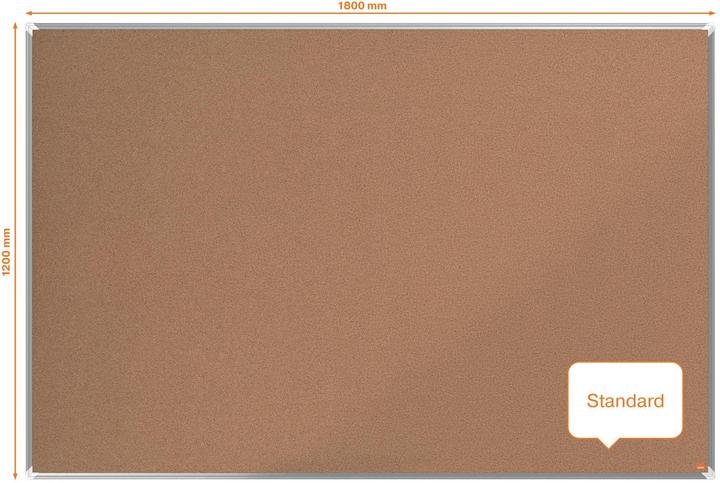 Produktbild Nobo Korktafel Premium Plus 1915184 naturbraun, 120x180cm (Pinnwand, 180 x 120 cm)