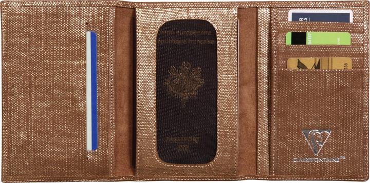 Clairefontaine KLEO-PATHRA CUIR Porte-papiers 1x10x15 cm Bronzo -