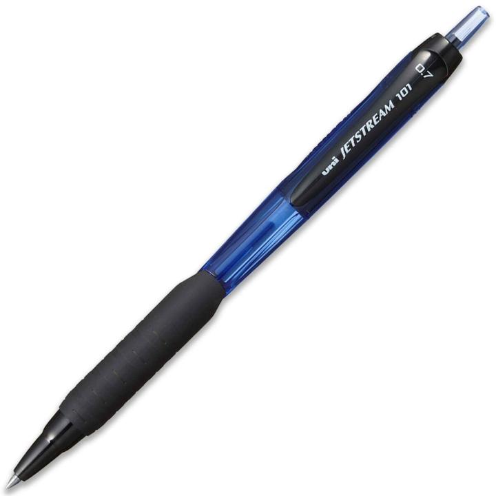Uni-ball Penna a inchiostro liquido Jetstream SXN-101-07 Blu 0,7 mm (12 pezzi) (0.70 mm, 12 x)