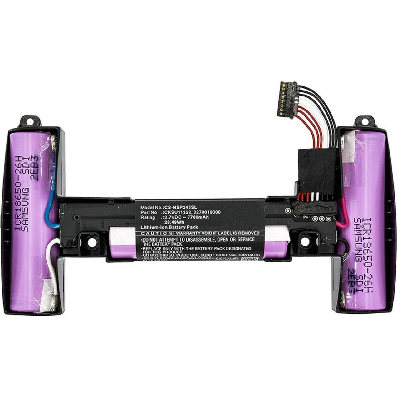 CoreParts Battery for Game Console (1 Stk., Gerätespezifisch, 7700 mAh, Ladegerät inkl. Akku), Akku Ladegerät