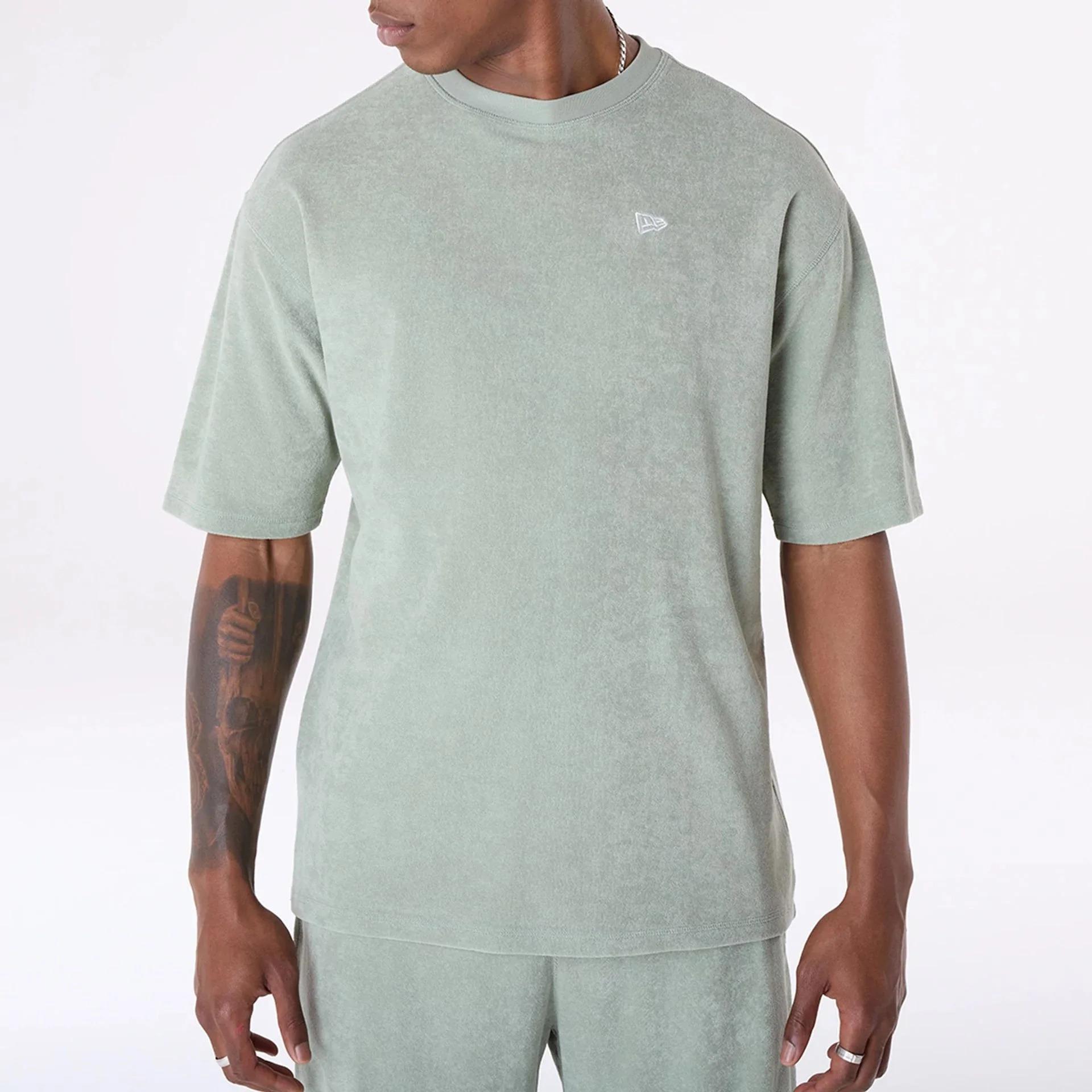 Thumbnail - New Era, Shirt, Oversize Towelling, Grün, (S)
