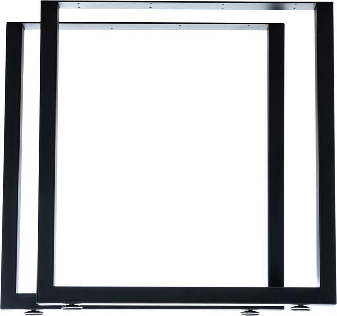 Image du produit CLP 2x pieds de table Velden 70 cm, noir