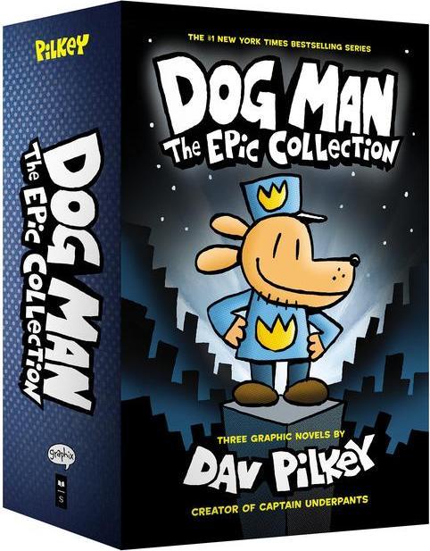 Actual product image Dog Man: The Epic Collection: From the Creator of Captain Underpants (Dog Man #1-3 Box Set) (English, Dav Pilkey, 2018)
