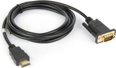 Productafbeelding Hamlet XVCHDM-VGA180 Videokabel en -adapter 1,8 m HDMI Type A (Standaard) VGA (D-Sub) Zwart (1.80 m)