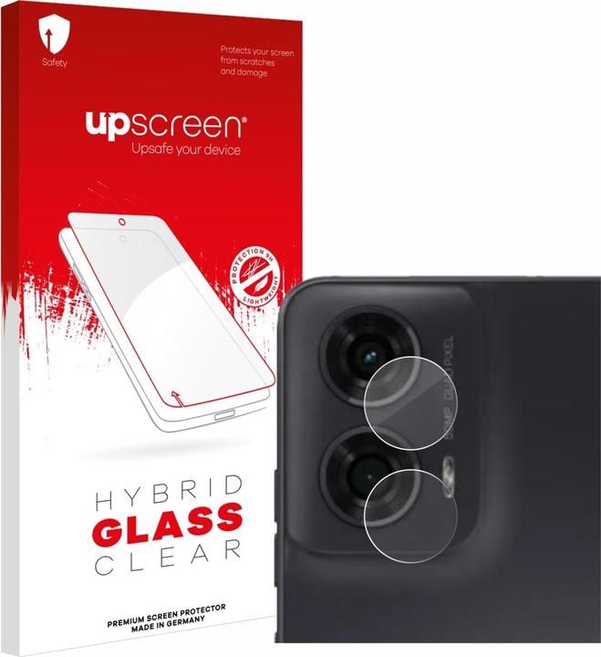 Produktbild upscreen Schutzglas Schutzfolie Displayschutz Display Schutz Glas Folie klar (1 Stück, Motorola Moto G24 Power)