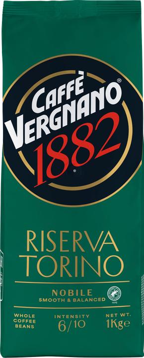 Caffè Vergnano Kaffeebohnen Riserva Torino Nobile 1000 g (1000 g, Tostatura media)