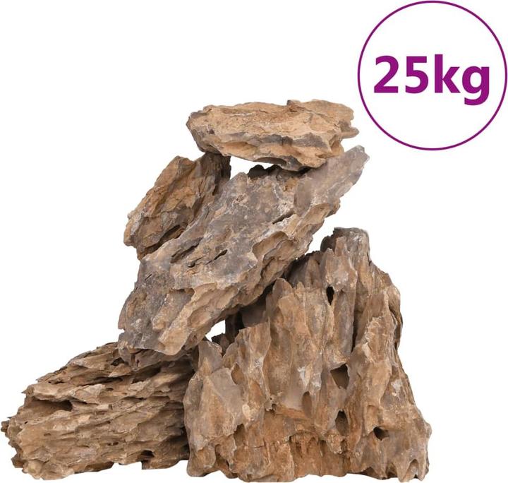 Actual product image VidaXL Dragonstones 25 kg Multicoloured 10-30 cm, colour (Embellishment, other items)