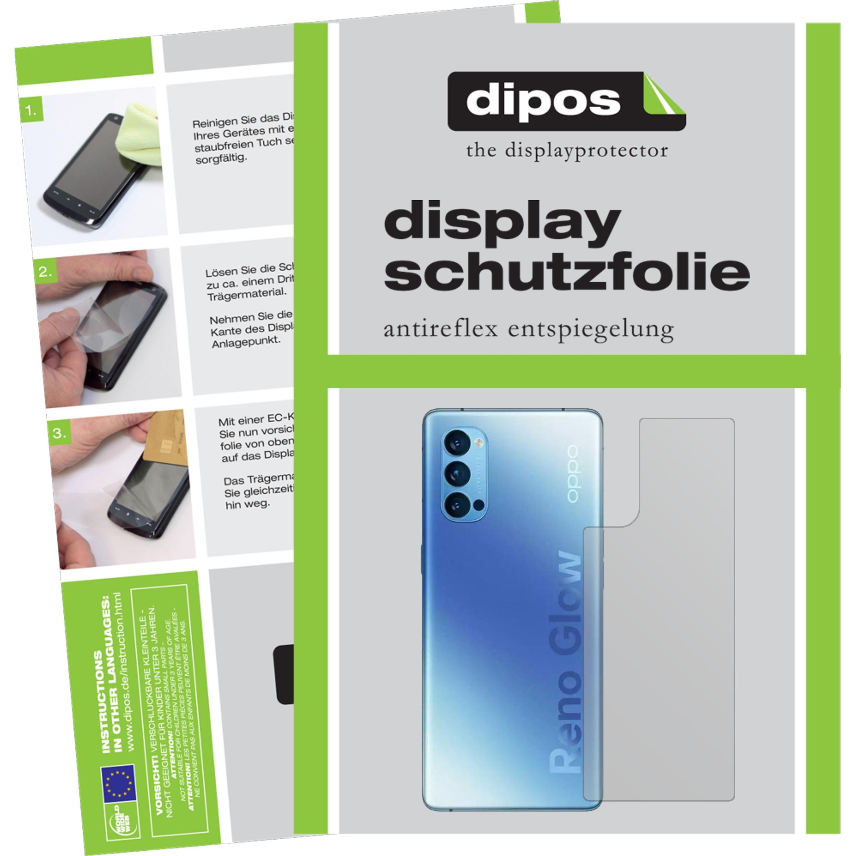 Thumbnail - Dipos Displayschutzfolie Antireflex (2 Stück, Oppo Reno 4 Pro), Smartphone Schutzfolie, Transparent