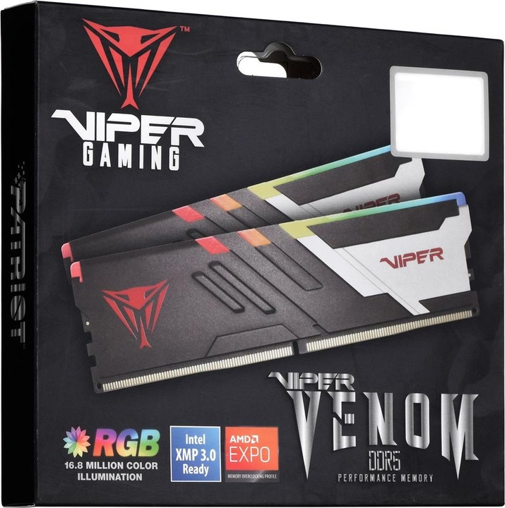 Image du produit Patriot Viper Venom RGB (2 x 16GB, 7000 MHz, RAM DDR5, U-DIMM)