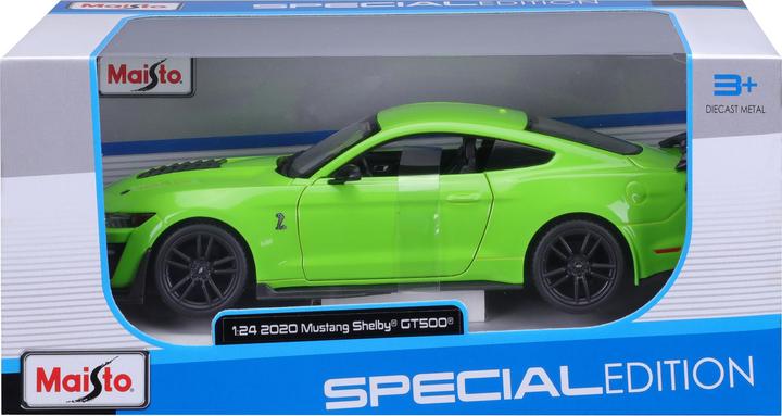 Actual product image Maisto Mustang Shelby GT500 2020 1/24 green