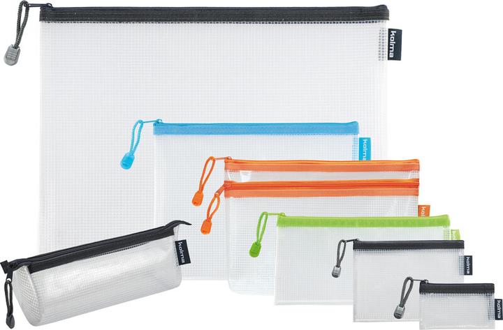 Image du produit Kolma Sac à fermeture éclair Mesh Bag Double 25 x 16 cm orange (Nécessaire, Porte-monnaie & porte-documents)