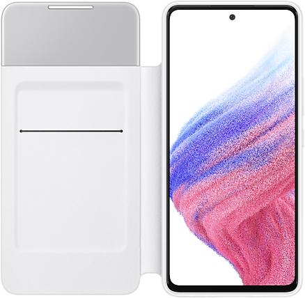 Actual product image Samsung EF-EA536PWEGEE Cell Phone Protective Case (6.5 inch) Wallet Case (Samsung Galaxy A53 5G)