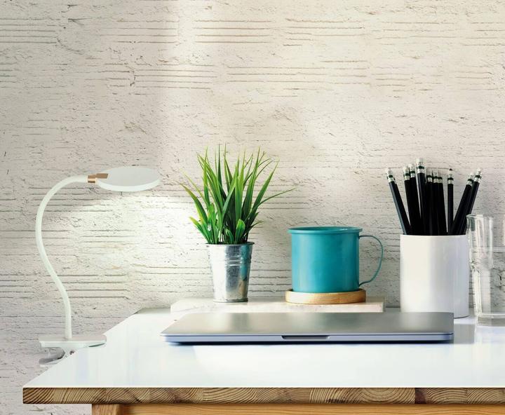 Fischer & Honsel Honsel Luiz LED clamp light 4.9W warm white dimmable white 50594