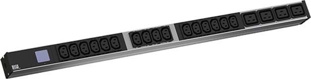 Actual product image Bachmann BN0500 48.26cm 19inch PDU 1U 16xC13 4xC19 power measurement connection CEE 16A blue