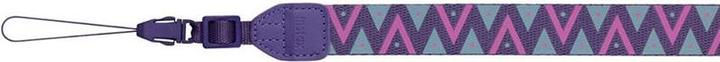 Actual product image Fujifilm Instax strap purple / triangles (Wrist strap)