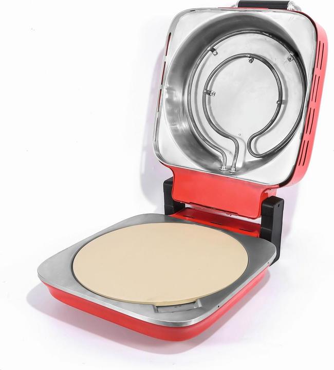 Actual product image Gourmetmaxx Pizza oven Ø 30 cm, red