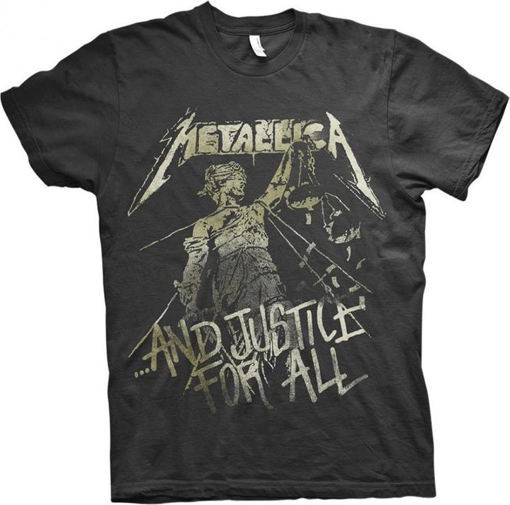 Image du produit Metallica T-Shirt unisexe adulte Vintage And Justice For All (M)