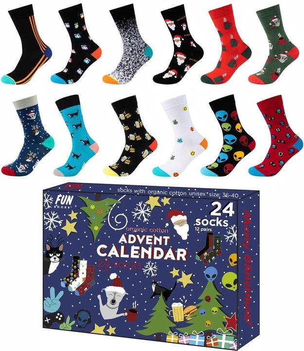 Produktbild Fun Socks BOXES 12er Pack (12er Pack, 36 - 40)